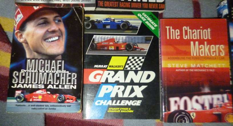 Grand Prix Books x 12 plus Formula one photos or choose and make an offer