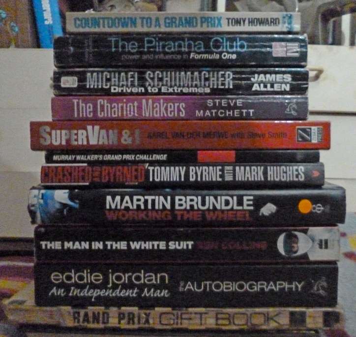 Grand Prix Books x 12 plus Formula one photos or choose and make an offer