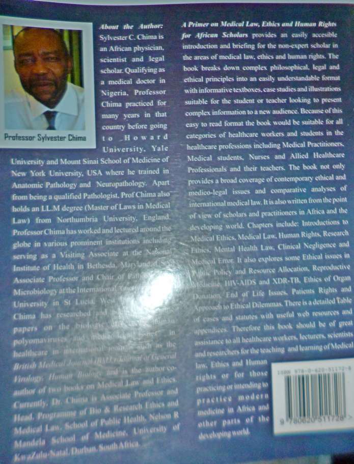 A Primer on Medical Law Bioethics & Human Rights 2011