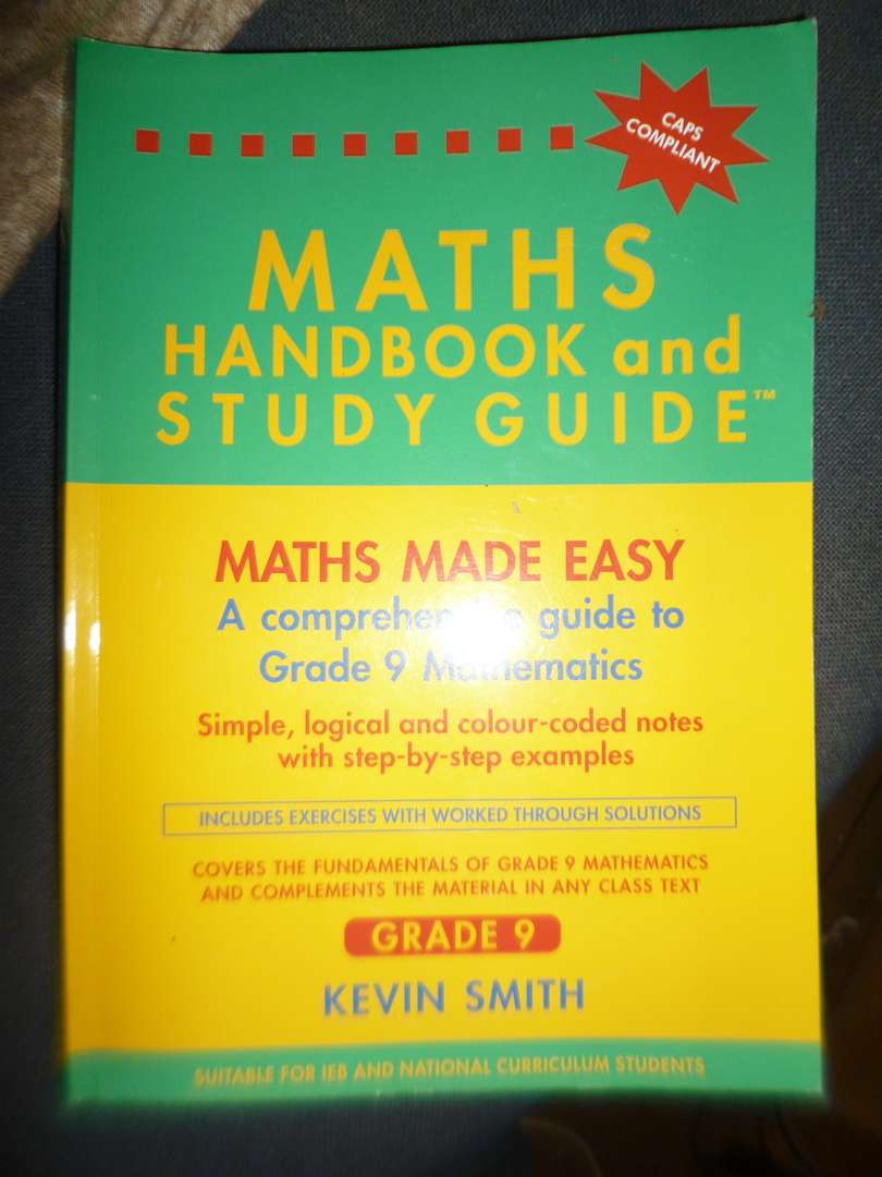 Maths Handbook and Study Guide  GR 9