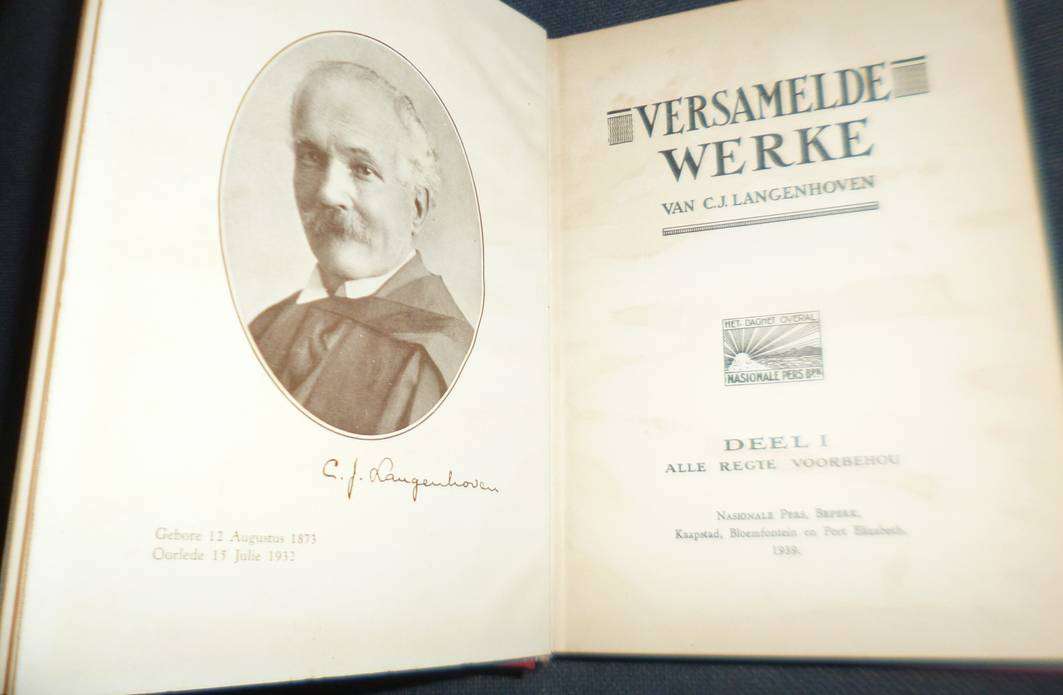 Versamelde Werke volumes 1 , 2 , 8