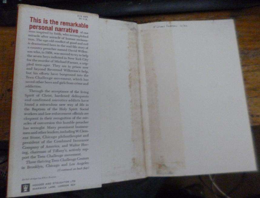 The Cross and The Switchblade   1st Ed.