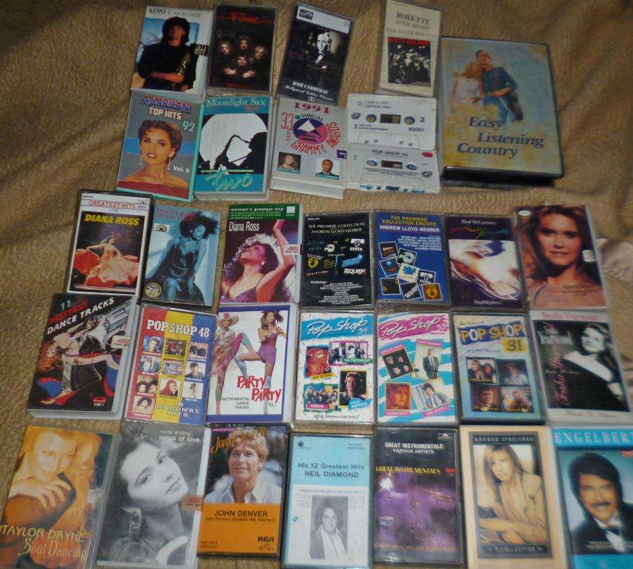 Cassette Tapes . Music x34