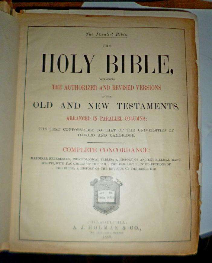 Antique Bible 1888 make an offer