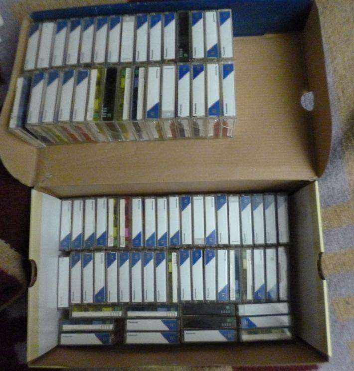 Little Video Used Camera Tapes x80