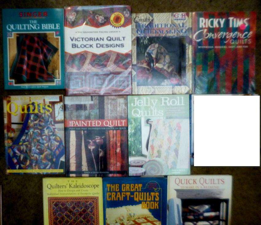 Quilt books  x10choose at R35 each choose at least 3