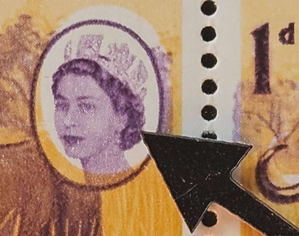 Southern Rhodesia 1d mint Queen Elizabeth block of (x4), large shift of purple.