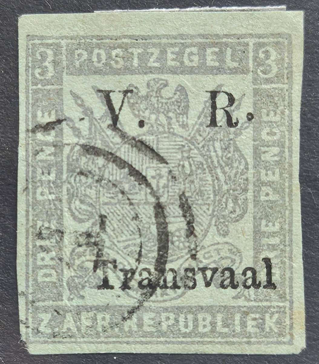 Transvaal VR overprint 3d imperforated SG119 fine used checked correct F.Torres
