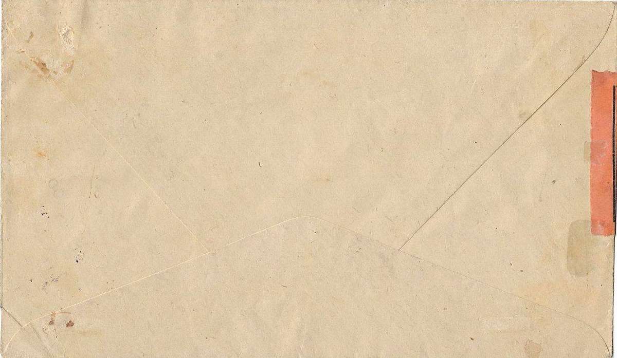 1925 Airmail cover 21d rate as it includes the full set of air mail stamps issued 26 February 1925.