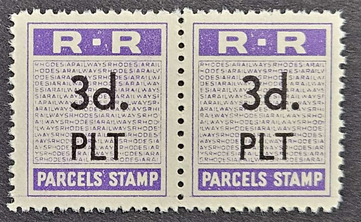 Rhodesia Railways 3d pair mint ** (PLT) Plumtree.