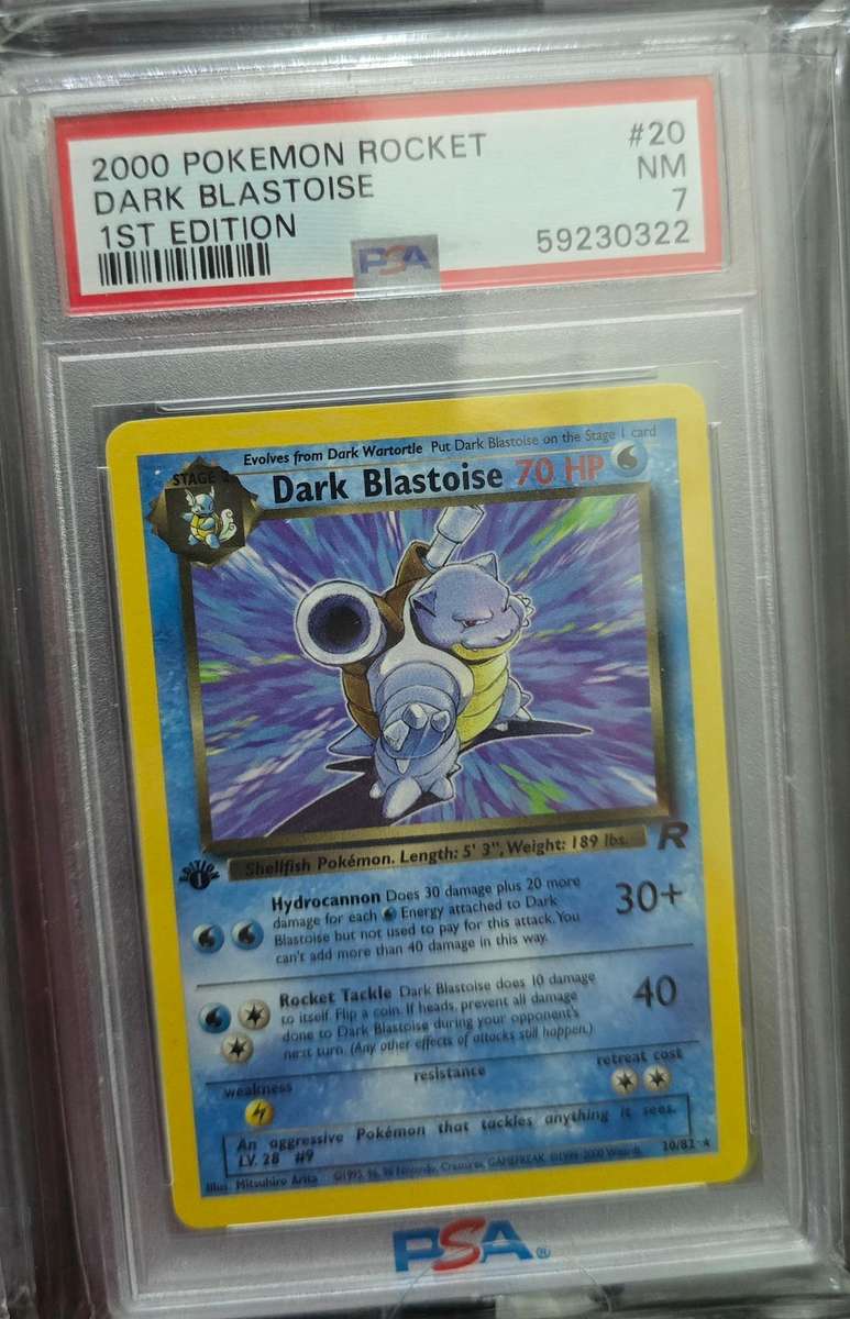 Pokemon Trading Cards Graded PSA 7 Blastiose 2000