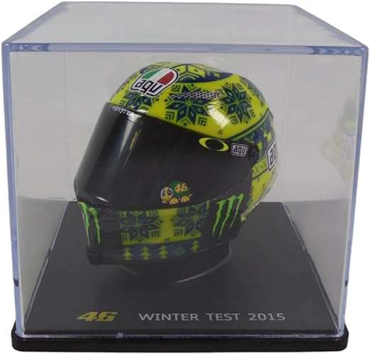 Valentino Rossi Moto GP Winter Test 15 Scale Helmet 2015 Season Mini Helmet