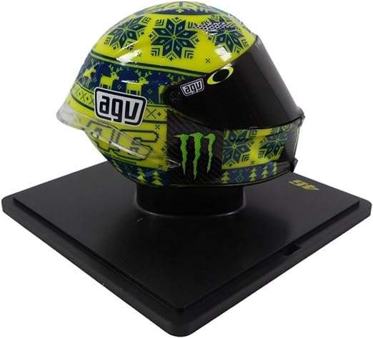 Valentino Rossi Moto GP Winter Test 15 Scale Helmet 2015 Season Mini Helmet