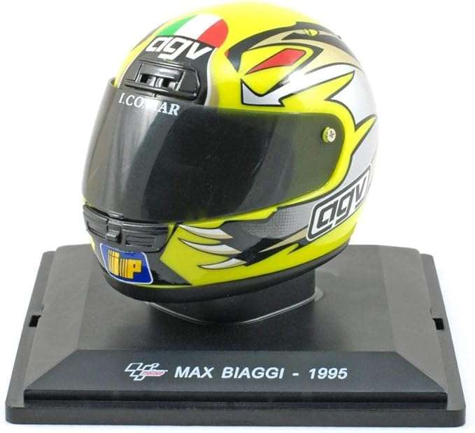 DeAgostini MotoGP 15 Mini Helmet Max Biaggi 1995 (WC250)