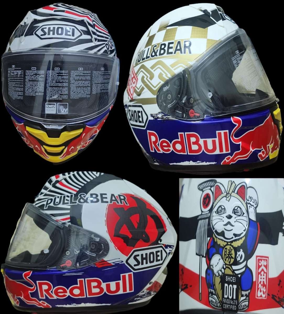 Full Face Marquez 93 Motorcycle Helmet Large - Qike Replica