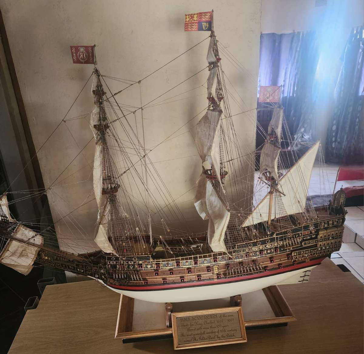 Model Ship - HMS SOVEREIGN