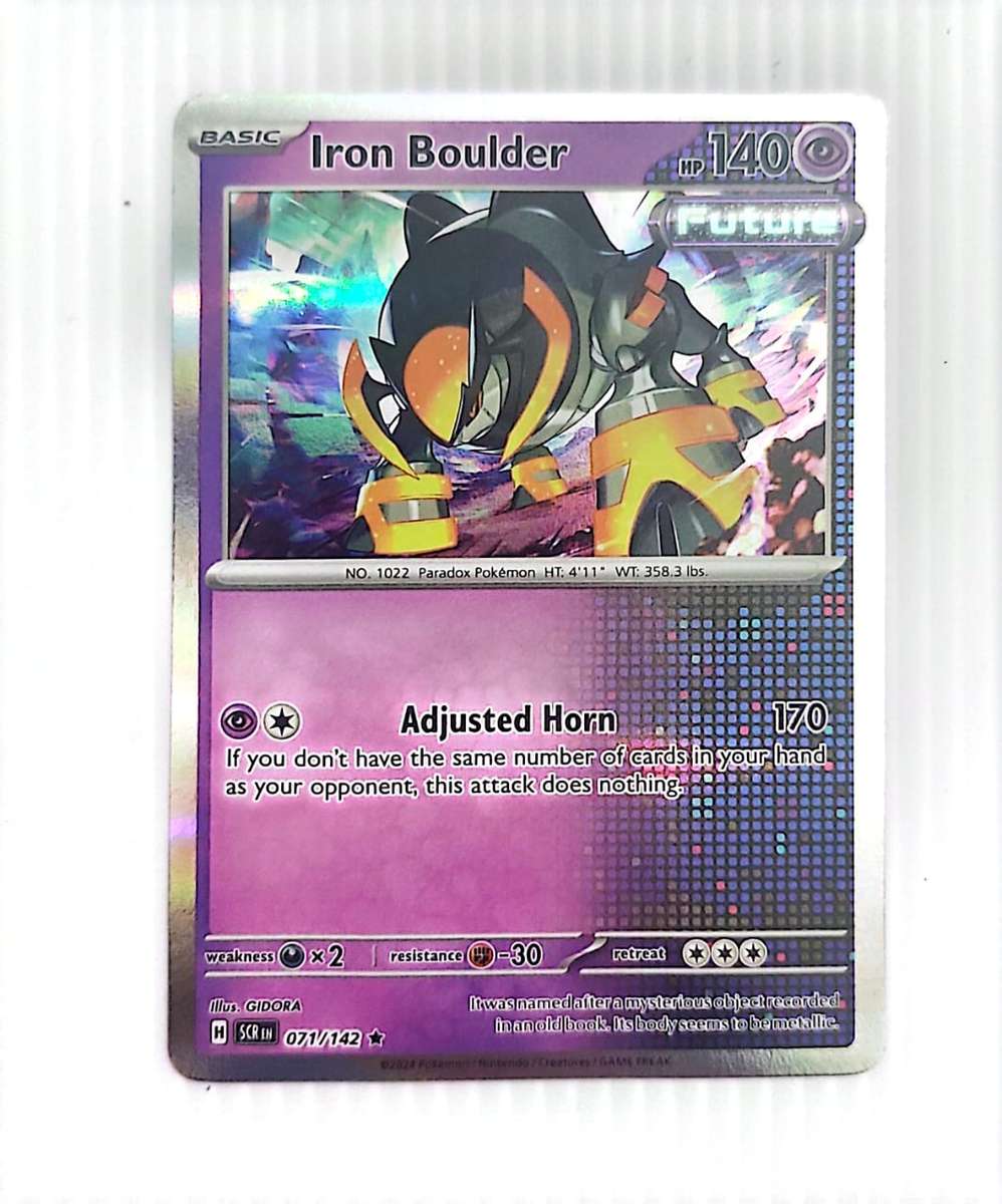 Pokemon Trading Cards Iron Boulder 071/142 Stellar Crown