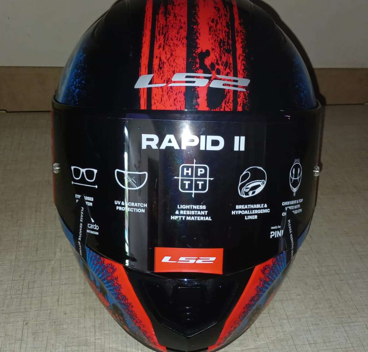 LS2 Motorcycle Helmet Zombie - Small