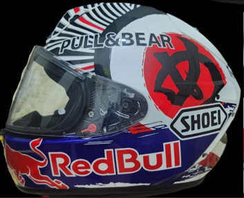 Full Face Marquez 93 Motorcycle Helmet Large - Qike Replica