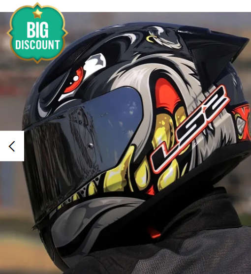 LS2 Motorcycle Helmet RACE SPOX - Medium