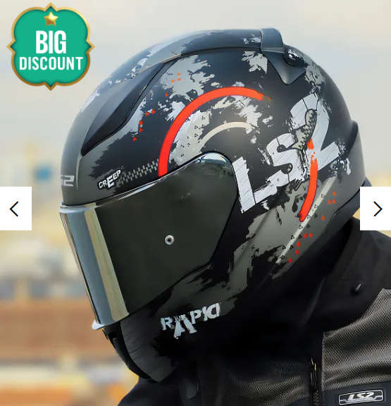 LS2 Motorcycle Helmet Circle - Medium