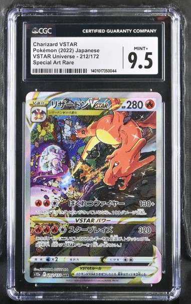 Pokemon Trading Cards Graded CGC 9.5 MINT+ Japanese  2022 Charizard VSTAR 212/172 VSTAR Universe