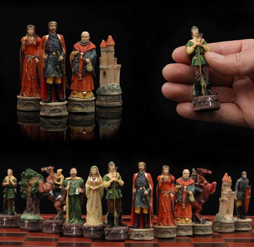 Robin Hood Character themed chess set