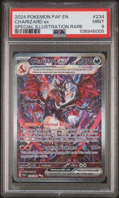 Pokemon Trading Cards Graded PSA 9 Charizard ex 234