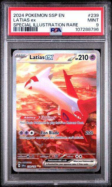 Pokemon Trading Cards Graded PSA 9 Latias
