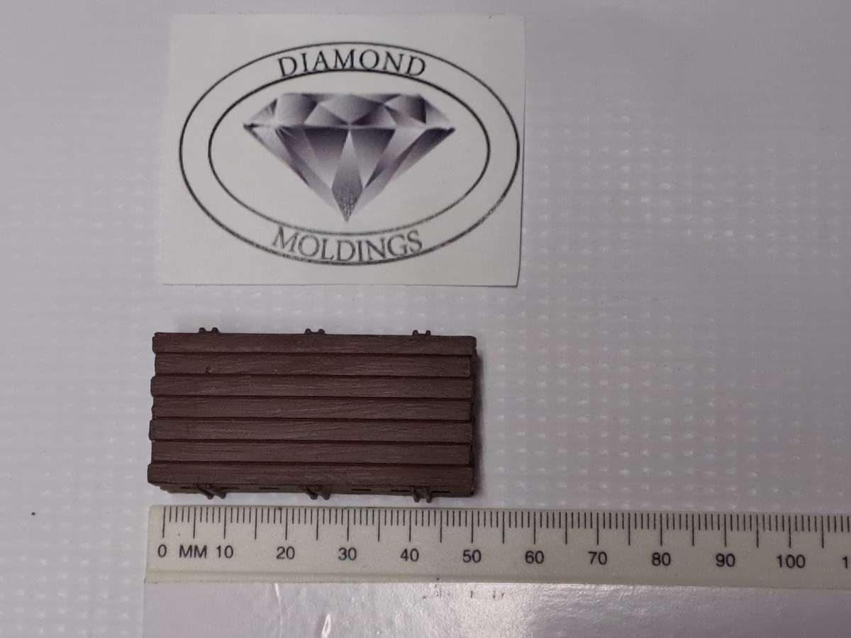 Model Trains HO-Scale - 1 x Wood Load 2 Stack - 51mm x 26mm x 19mm.