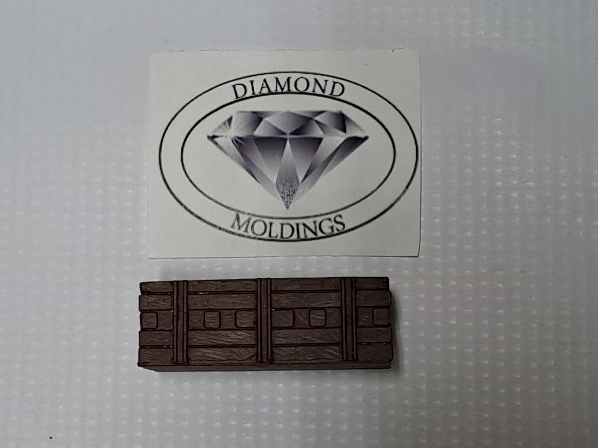 Model Trains HO-Scale - 1 x Wood Load 2 Stack - 51mm x 26mm x 19mm.