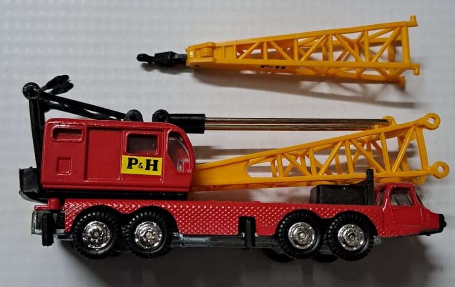 Model Trains/Cars + - N-Scale 1/140 1 x Grip Zechin Crane Metal (Red & Yellow).