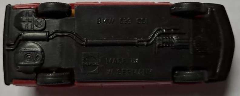 Model Trains/Cars HO 1 x Herpa BMW 633 CSI (Red)