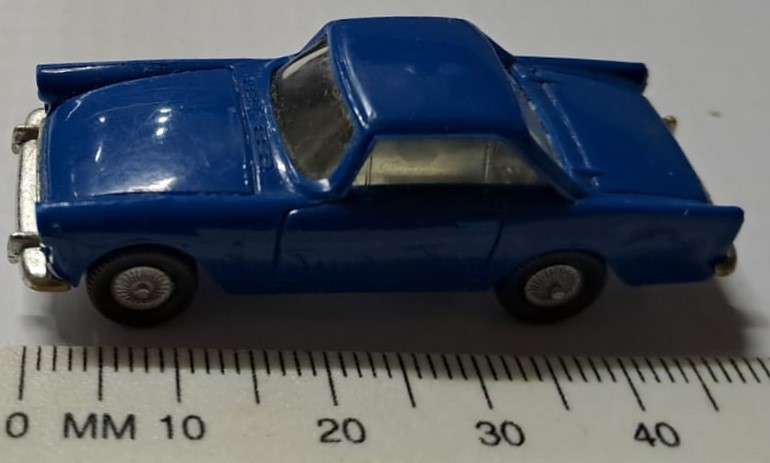 Model Trains/Cars HO 1 x Minix - Sunbeam Alpine (Blue)
