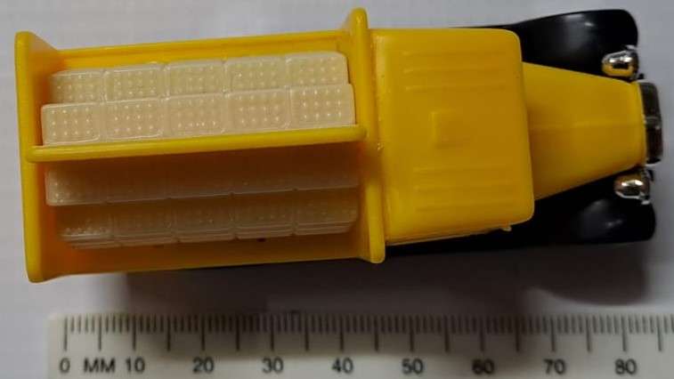 Model Cars 1 x Coke - Coca Cola Diecast & Plastic Model (Yellow)