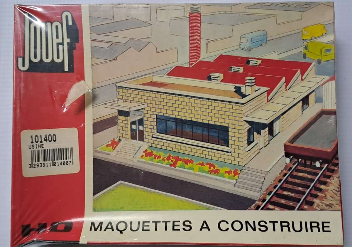 Model Trains H0-Scale 1 x Jouef - Factory Building. Box still sealed.