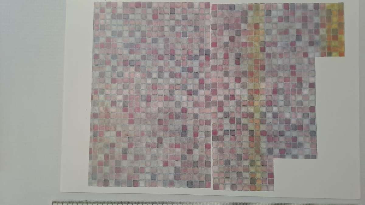 Model Trains 1:87 HO 1 x Printed gloss paper to stick on buildings. (184mm x 188mm)