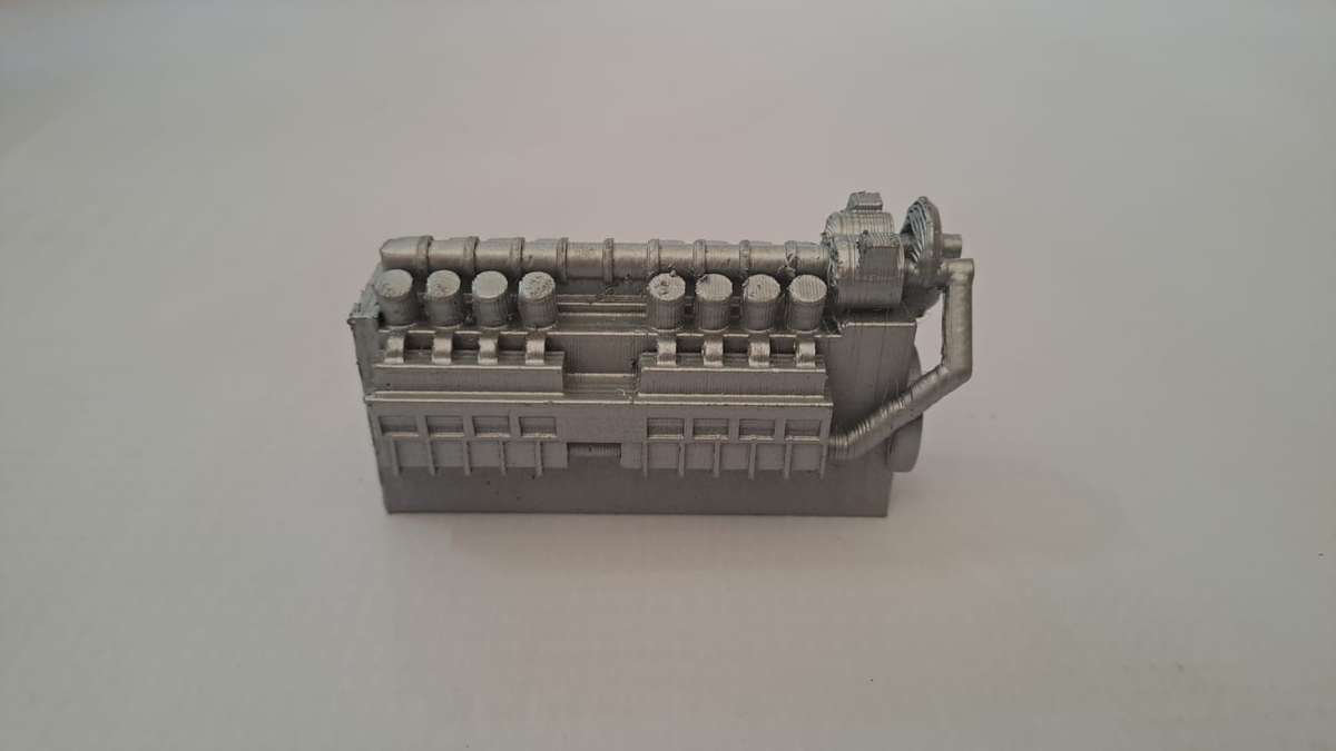 Model Trains HO-Scale - 1 x Engine Load Big V8- 77mm x 24mm x 40mm