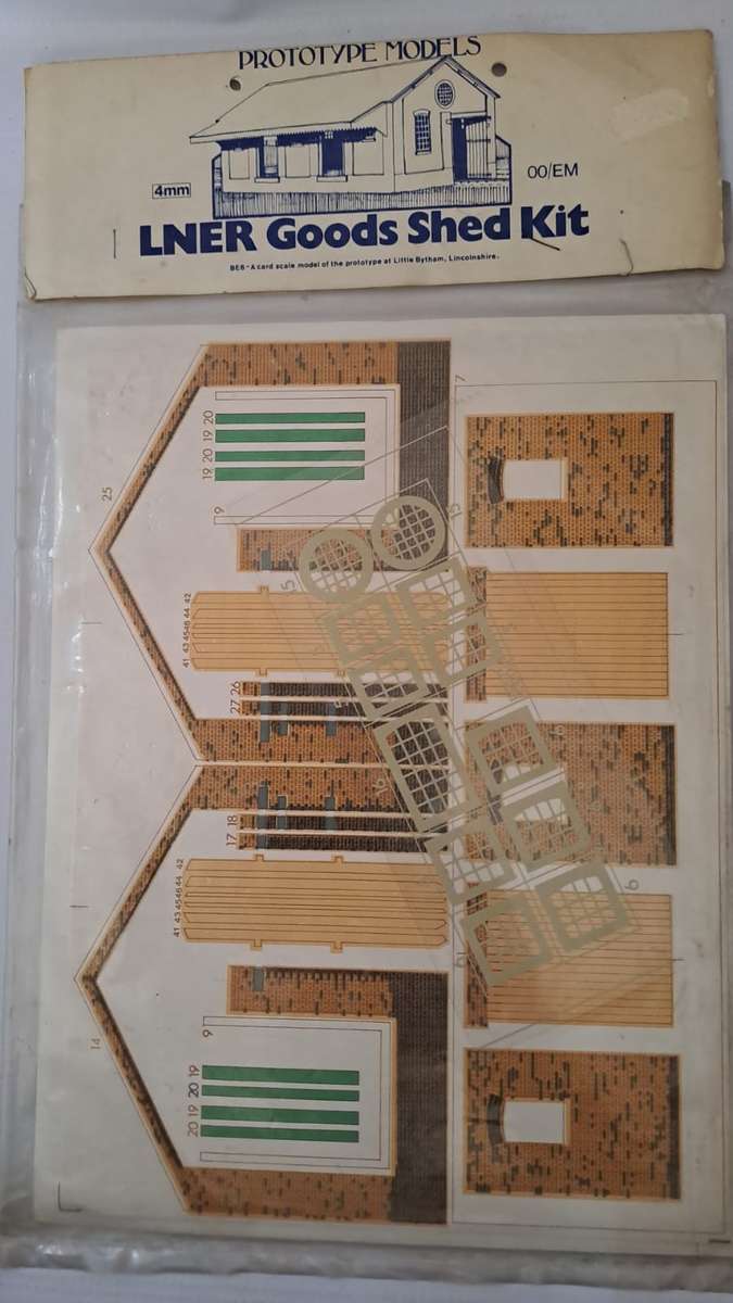 Model Trains 1:87 OO/HO 1 x Goods Shed Kit Building. (Carton)