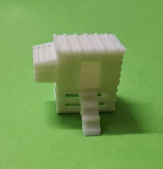 Model Trains 1:87 HO - Chicken Coop (Only). - 24mm x 24mm x 17mm