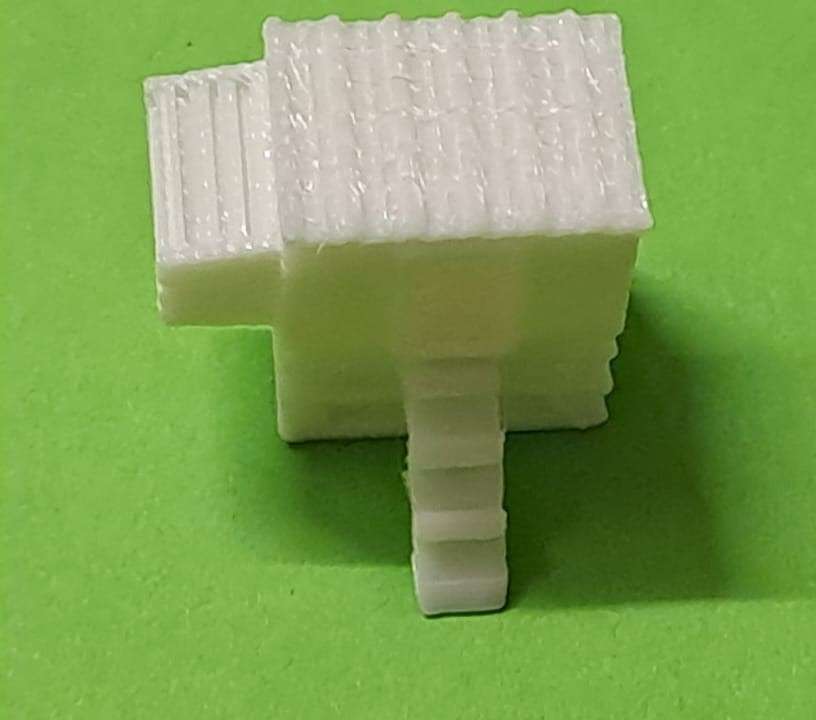 Model Trains 1:87 HO - Chicken Coop (Only). - 24mm x 24mm x 17mm