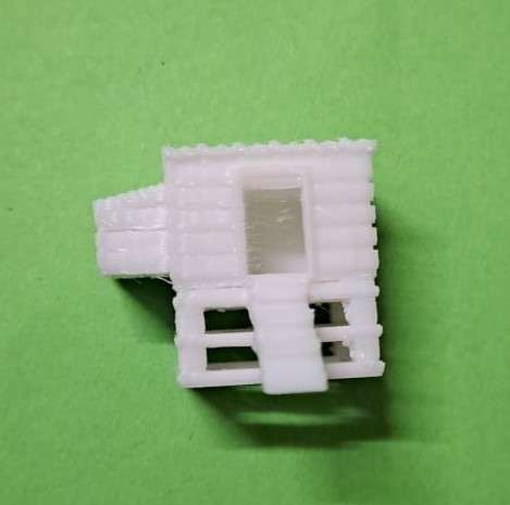 Model Trains 1:87 HO - Chicken Coop (Only). - 24mm x 24mm x 17mm