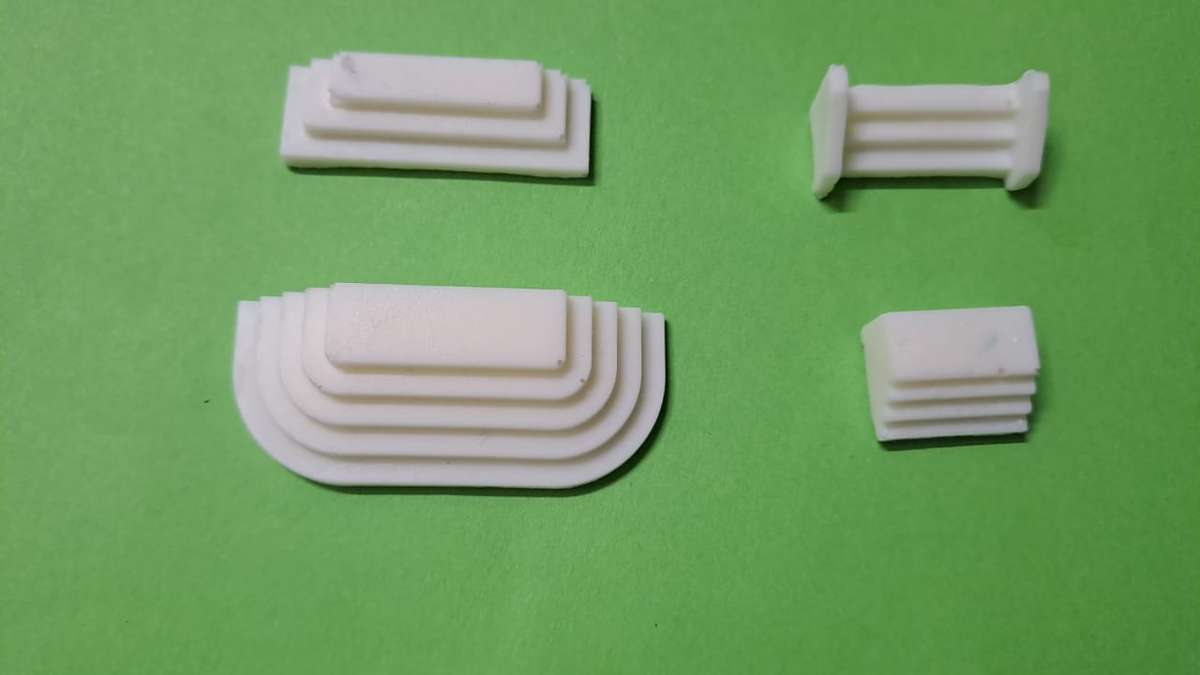 Model Trains 1:87 HO - 1 x Steps for buildings (x4) - Various