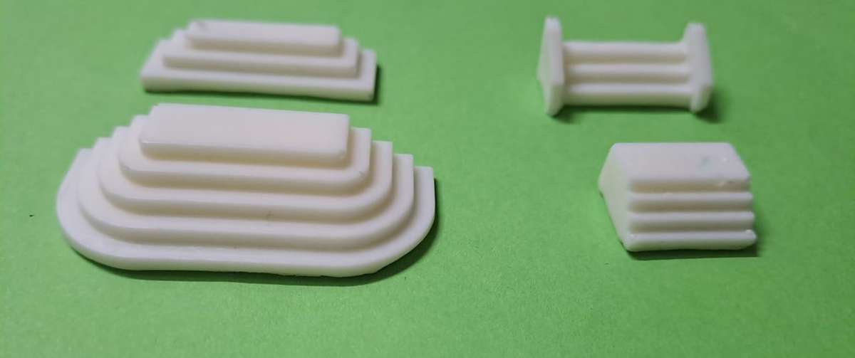 Model Trains 1:87 HO - 1 x Steps for buildings (x4) - Various