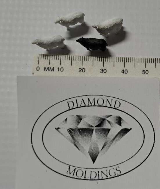 Model Trains 1:87 HO - Animals - Sheep (x4)