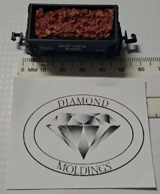 Model Trains N-Scale - 1 x Minerals Ore - 35mm x 17mm x 4mm