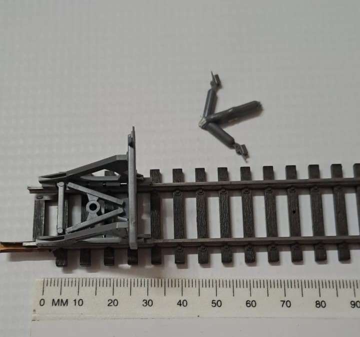Model Trains HO-Scale 1 x Buffers (plastic).