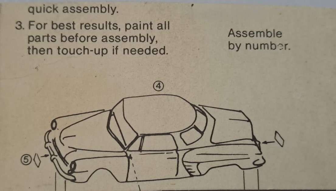 Model Trains/Cars HO 1 x 1948 Studebaker with white wall tires Kit. - Metal Casting