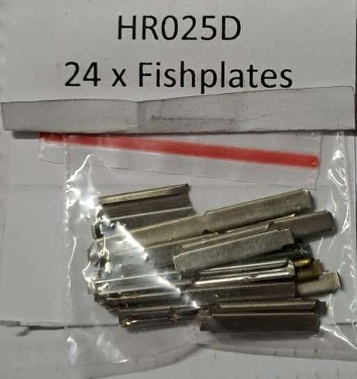 Model Trains 1:87 HO 24 x Fishplates.