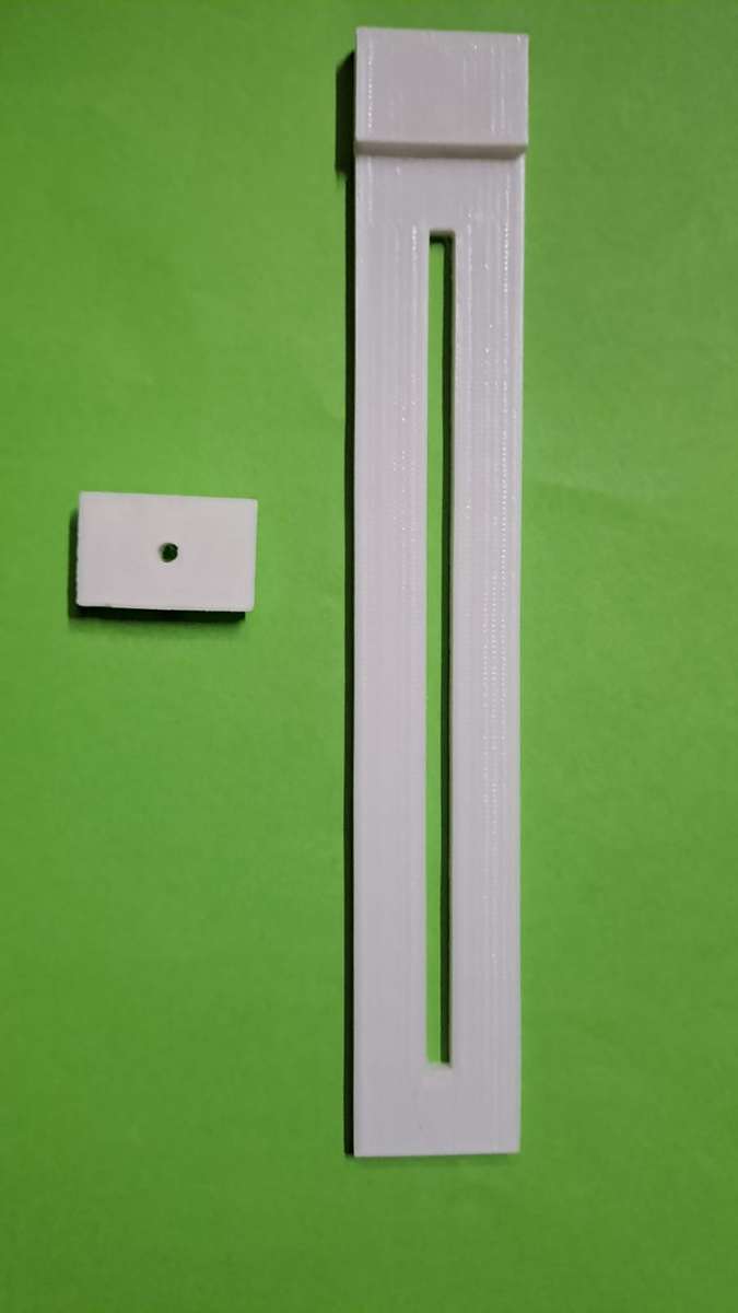 Model Trains 1:87 H0 - Gauge Parallel Track Adjustable Tool. - 165mm x 25mm x 6mm